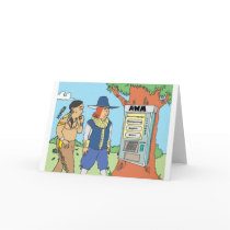 THANKSGIVING / ATM / FINANCIAL / BANKER gifts Card
