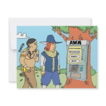 THANKSGIVING / ATM / FINANCIAL / BANKER gifts Invitation
