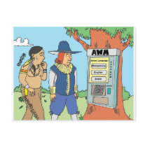 THANKSGIVING / ATM / FINANCIAL / BANKER gifts Post Card