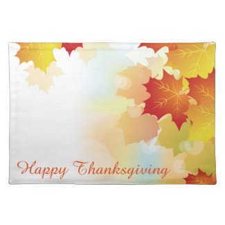 Thanksgiving Autumn Placemat Cloth Place Mat