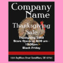 ThanksGiving Black Friday Sale Flyer