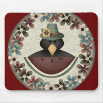 Thanksgiving Blackbird Mousepad mousepads