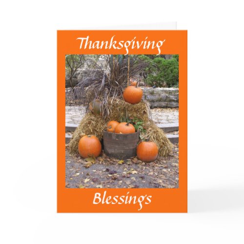 Thanksgiving Blessings card