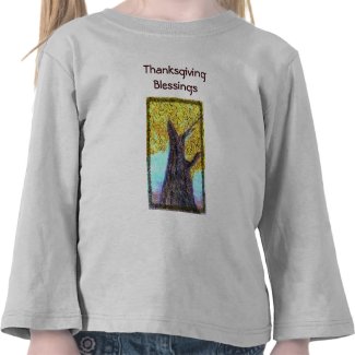 Thanksgiving Blessings -Toddler Girl shirt