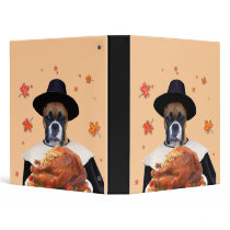 Thanksgiving boxer dog binder by ritmoboxer Thanksgiving boxer dog binder