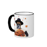 Thanksgiving Boxer Dog mug