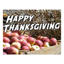 Thanksgiving card custom announcements