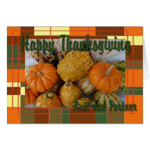 Thanksgiving Card For Aunt And Partner