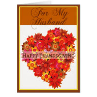 Thanksgiving Card for Husband