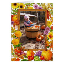 thanksgiving card photo greeting card
