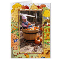 thanksgiving card photo greeting card