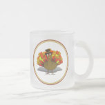 Thanksgiving Cartoon Turkey Pilgrim Mugs