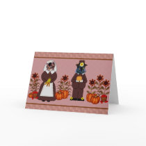 Thanksgiving Cats Card