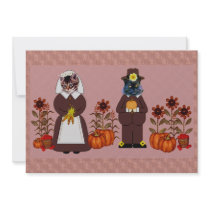 Thanksgiving Cats Invite