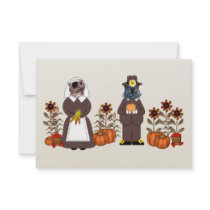 Thanksgiving Cats Invite