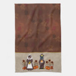 Thanksgiving Cats Kitchen Towel