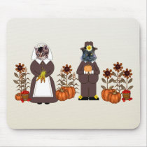 Thanksgiving Cats Mouse Pad