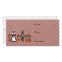 Thanksgiving Cats Picture Card