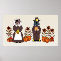 Thanksgiving Cats Posters
