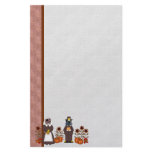 Thanksgiving Cats Customized Stationery