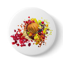 Thanksgiving Cornucopia buttons