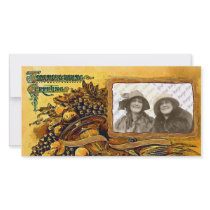 Thanksgiving Cornucopia photo card