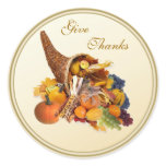 Thanksgiving. Cornucopia Sticker