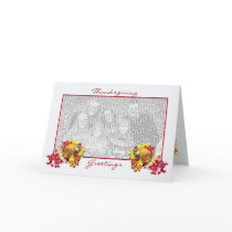 Thanksgiving Cornucopia Wide (photo frame) cards