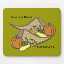 Thanksgiving Cornucopias Mousepad by RedRider08 Thanksgiving Cornucopias Mousepad