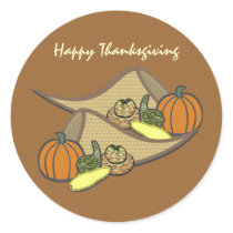Thanksgiving Cornucopias Stickers