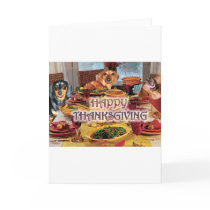 Thanksgiving Dachshunds cards by nnlightn Thanksgiving Dachshunds cards