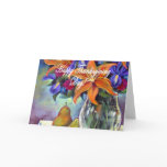 Thanksgiving Day Flowers & Pears Painting - Multi
