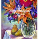 Thanksgiving Day Flowers & Pears Photo Sculpture photo sculptures