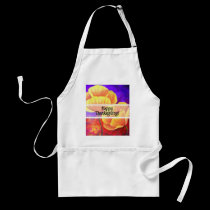 Thanksgiving Day Flowers & Poppy Painting - Multi aprons by JUDERM Thanksgiving Day Flowers & Poppy Painting - Multi aprons
