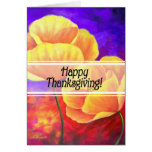 Thanksgiving Day Flowers & Poppy Painting - Multi