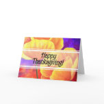 Thanksgiving Day Flowers & Poppy Painting - Multi