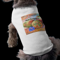 Thanksgiving Day Fruits & Flowers Art - Multi pet clothing