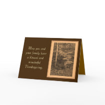 Thanksgiving Day Photo Card cards