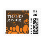 Thanksgiving Deco Leaves Swirls Holiday Stamps