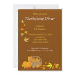 Thanksgiving Dinner 5x7 Harvest invitation