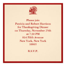 Thanksgiving Dinner Announcement