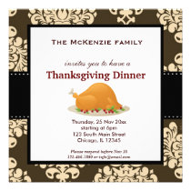 Thanksgiving dinner announcement