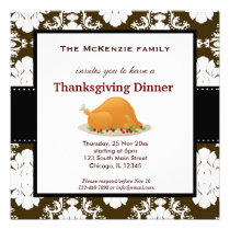 Thanksgiving dinner announcements