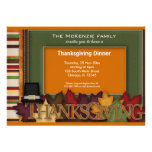 Thanksgiving Dinner Custom Announcements