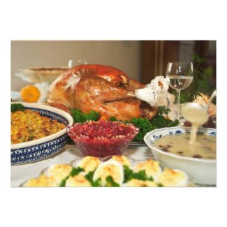 Thanksgiving Dinner Custom Invitation