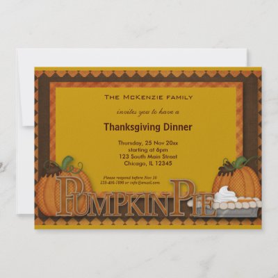 Thanksgiving Dinner Announcement