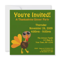 Thanksgiving Dinner Invitation