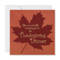 Thanksgiving Dinner invitation