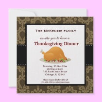 Thanksgiving dinner invitations