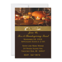 Thanksgiving Dinner Invitation by WinterHolidayGifts Thanksgiving Dinner Invitation